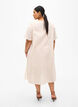 Cotton blend kaftan dress with linen, Beige, Model image number 2