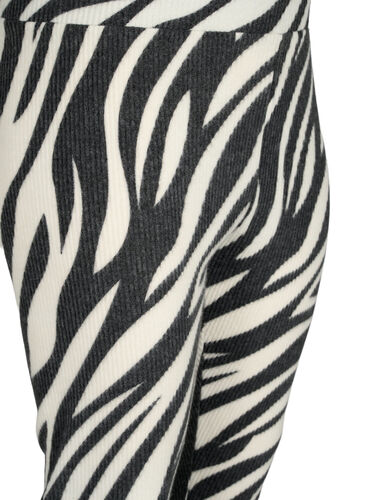 Leggings with zebra print, White Zebra, Packshot image number 2