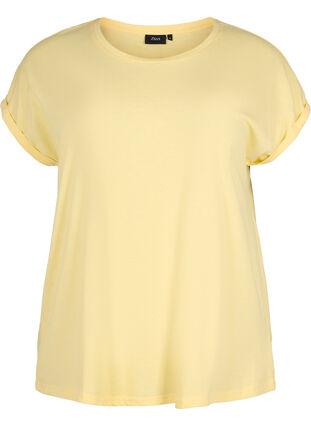 Short sleeved cotton blend t-shirt, Popcorn, Packshot image number 0