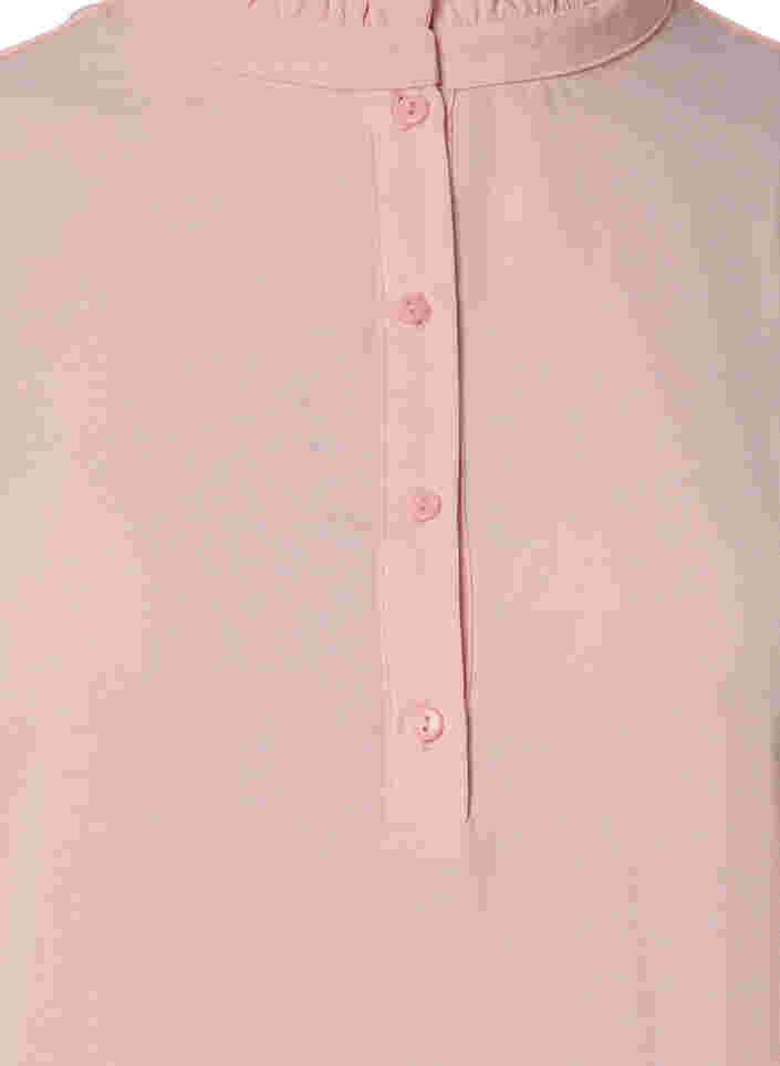 Long-sleeved tunica with ruffle collar, Strawberry Cream, Packshot image number 2