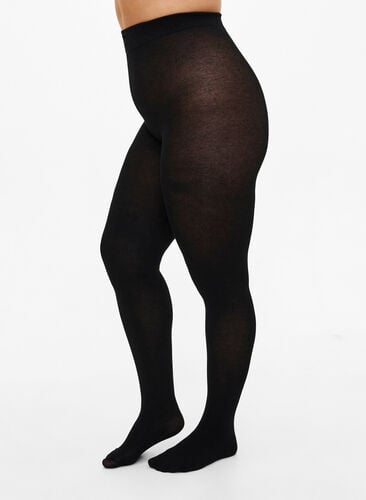60 denier tights with push up and shaping effect - Black