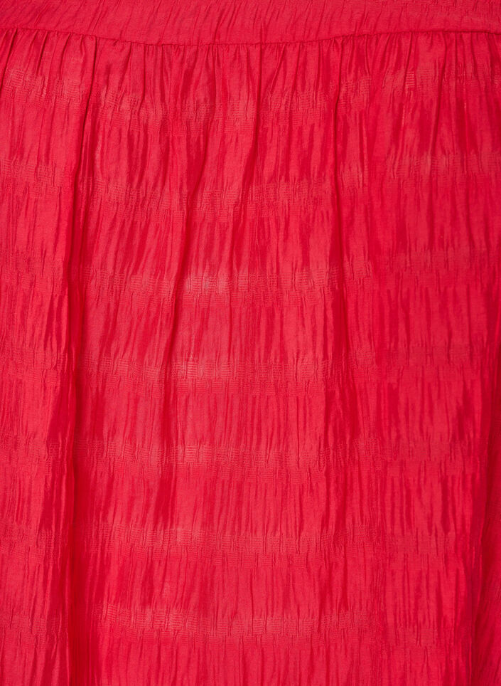 Tunic in lyocell with flutter sleeves, Red, Packshot image number 2