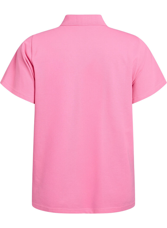 Polo shirt with short sleeves, Pink, Packshot image number 1