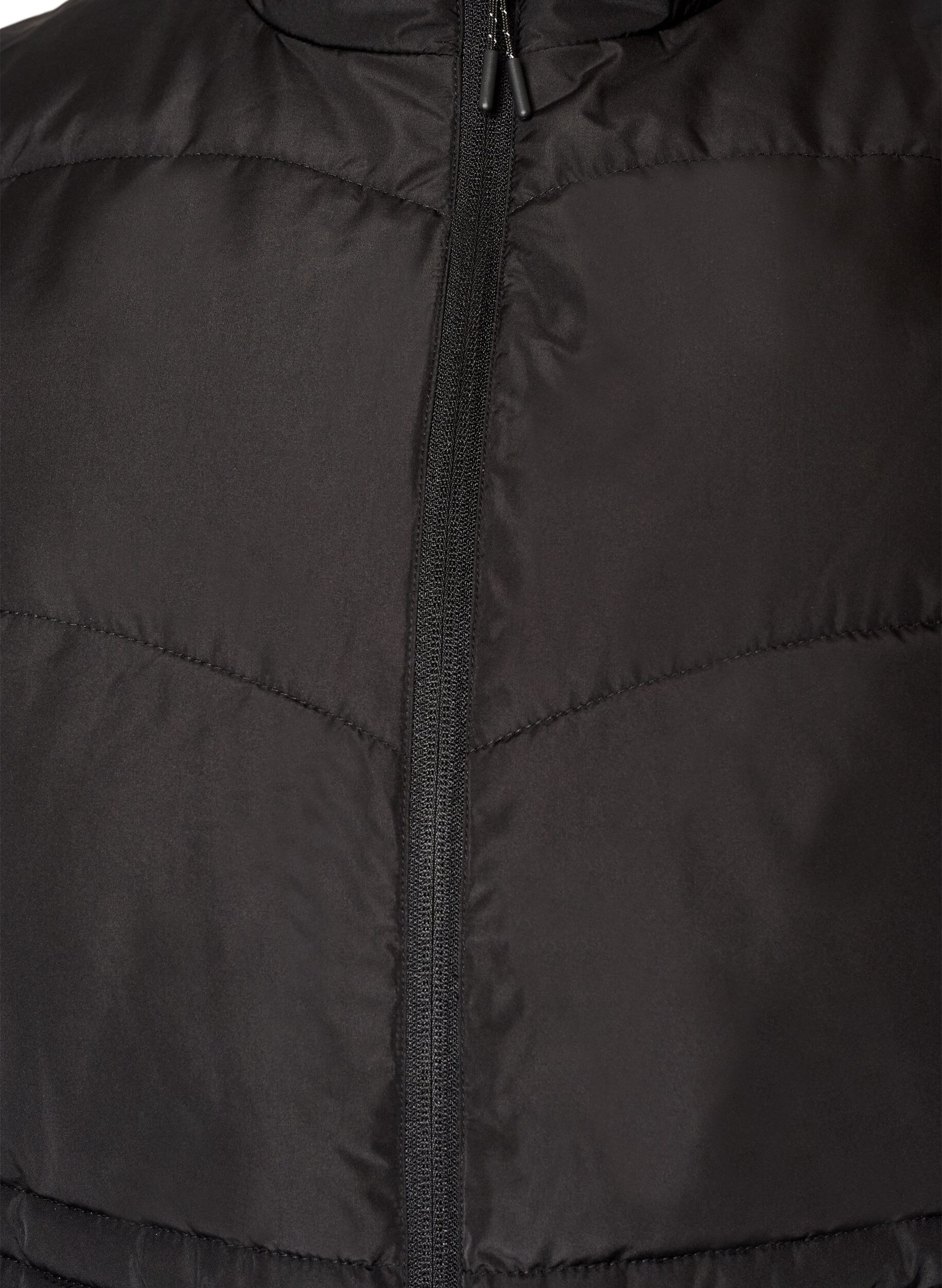 ZizzifashionPuffer gilet with adjustable waist, Black, Packshot image number 2