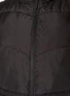 Puffer gilet with adjustable waist, Black, Packshot image number 2