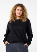 FLASH - Sweatshirt with crew neck, Black, Model image number 0