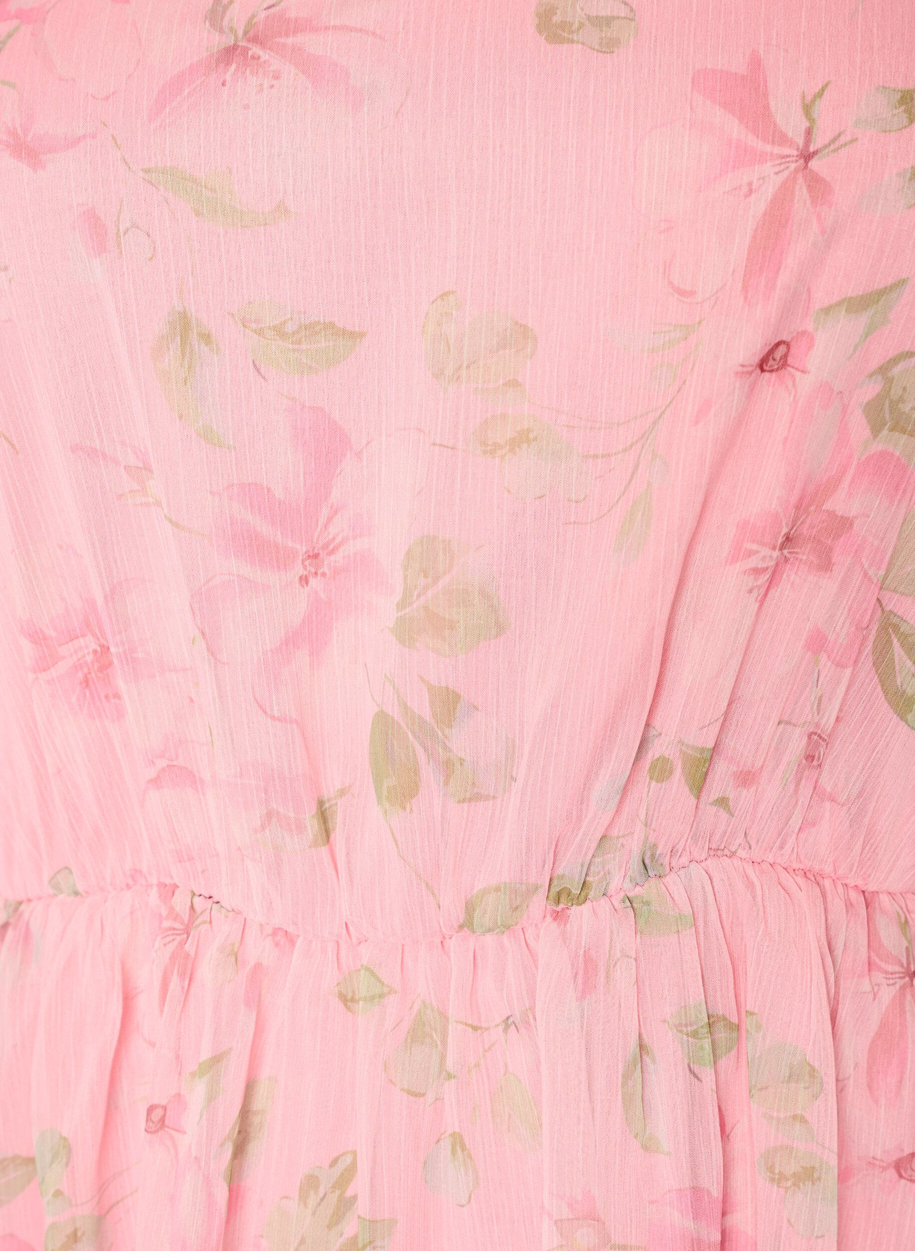 ZizzifashionChiffon party dress with long sleeves, Rose, Packshot image number 2