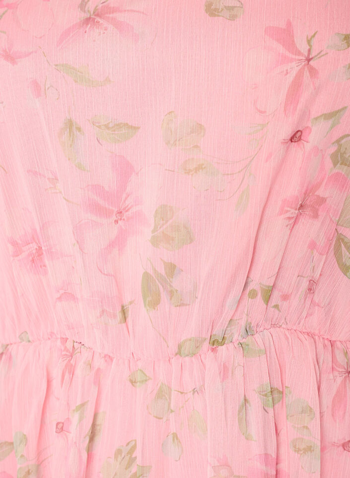 Chiffon party dress with long sleeves, Rose, Packshot image number 2