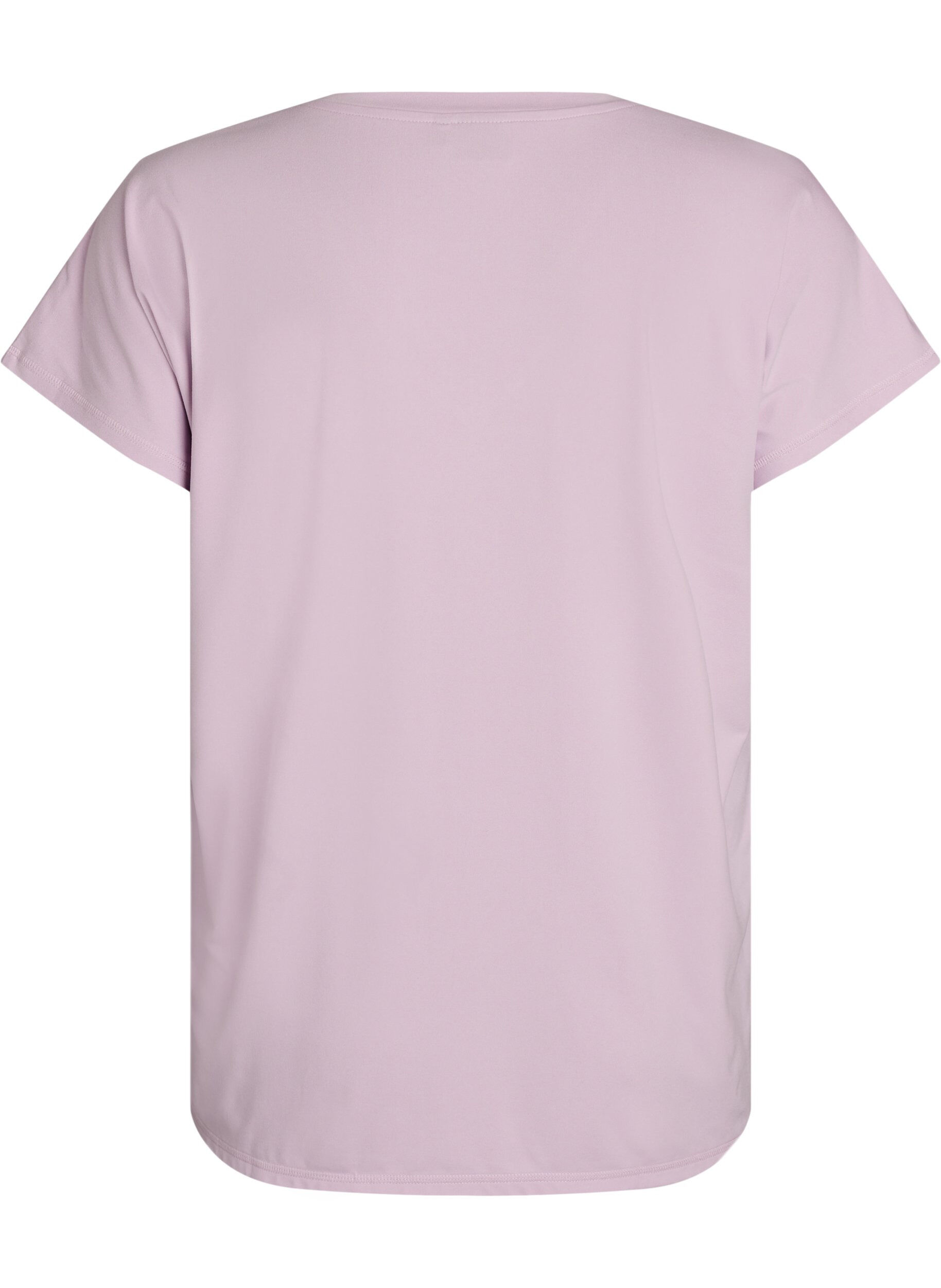 Zizzifashion Loose training t-shirt with v-neck, Purple, Packshot image number 1