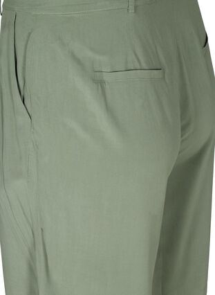 Long shorts in viscose, Agave Green, Packshot image number 3
