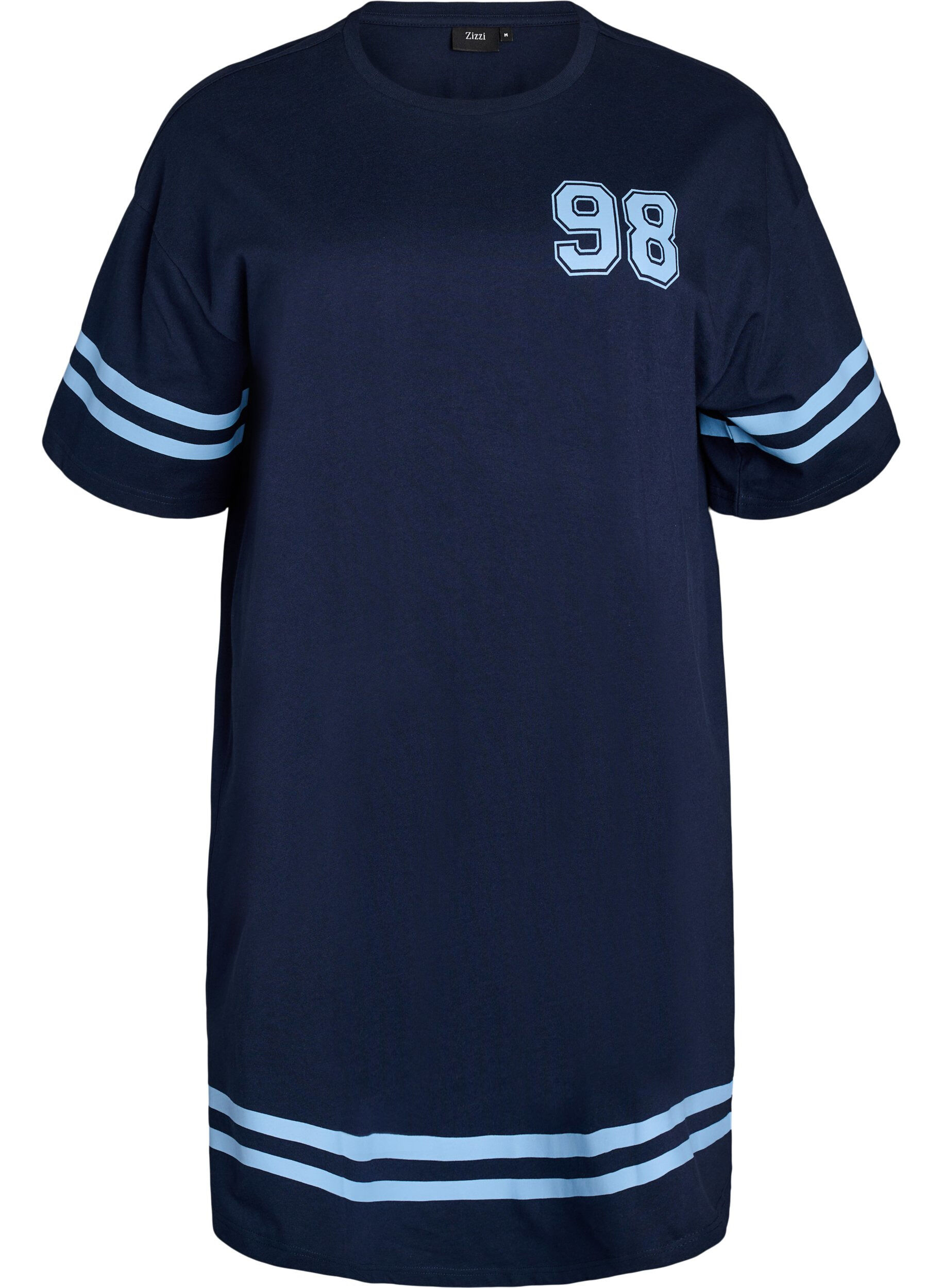 Short T-shirt dress with sporty details