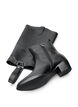 High boot with detachable shaft, Black, Packshot image number 4