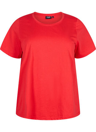 FLASH - T-shirt with round neck, High Risk Red, Packshot image number 0