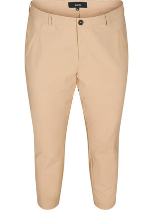 Classic ankle-length trousers, Sand, Packshot image number 0
