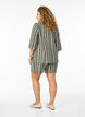 Striped shorts in a linen-viscose blend, Green, Model image number 1