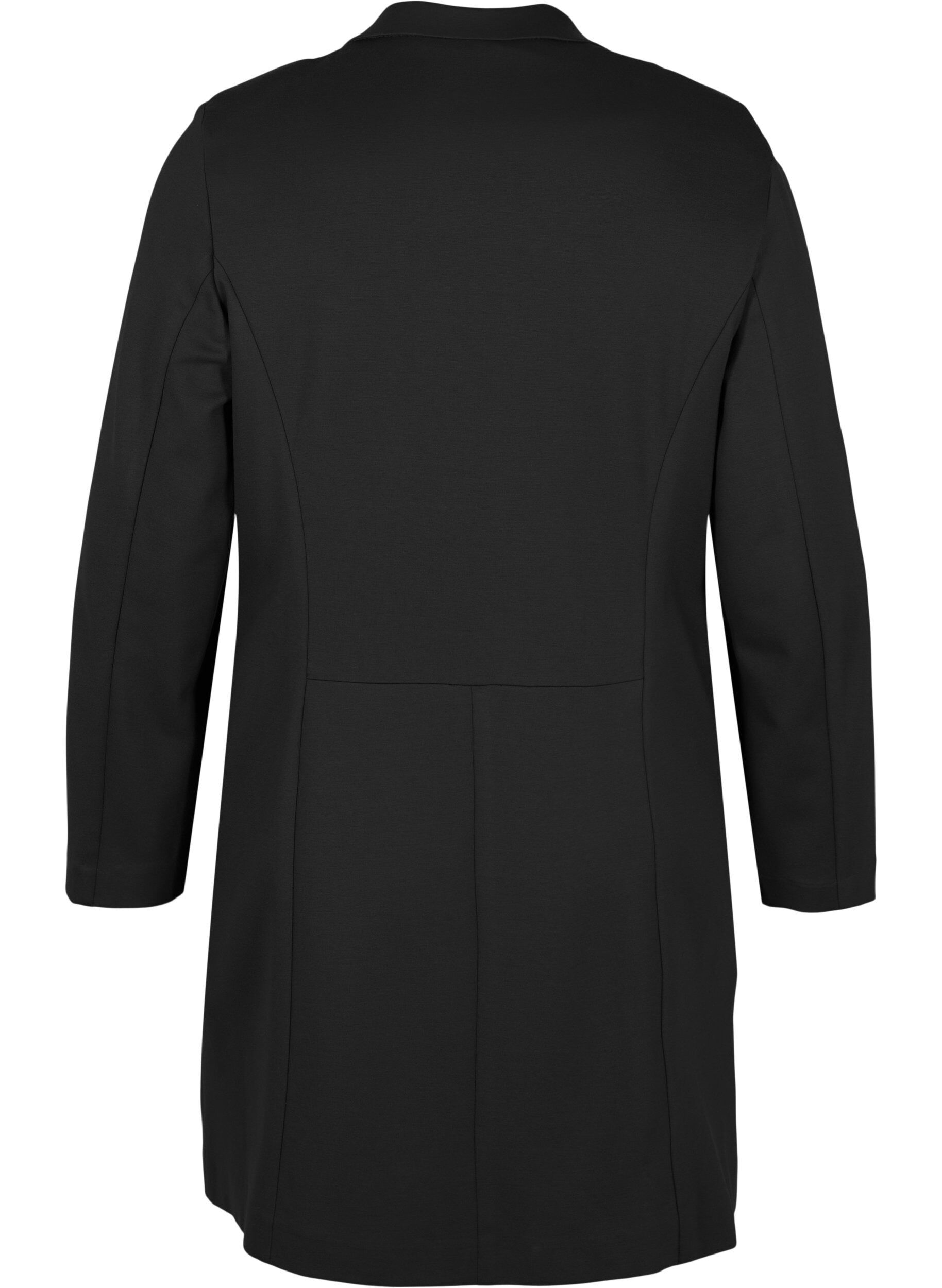 Zizzifashion Long blazer, Black, Packshot image number 1