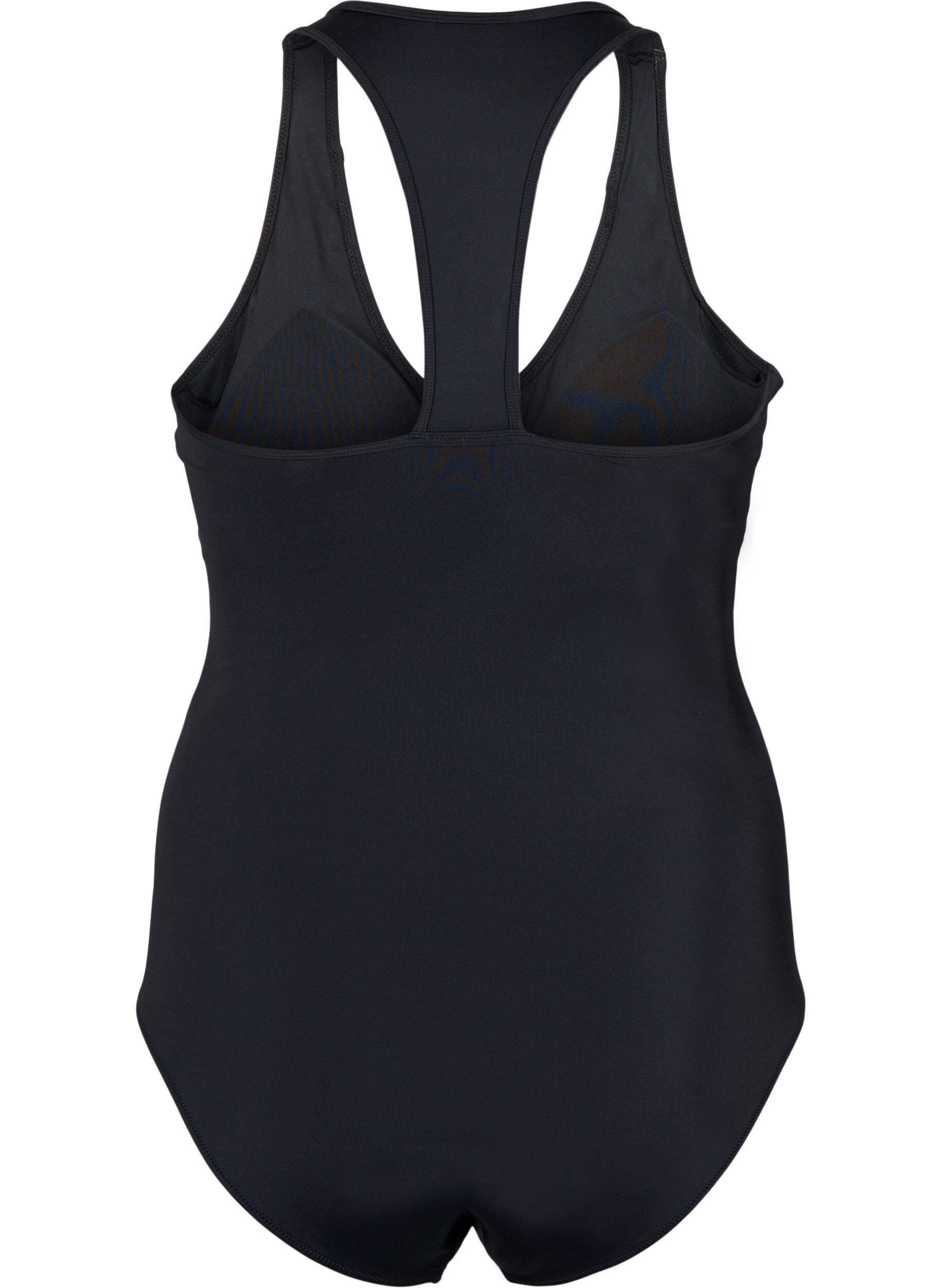Zizzifashion Sports swimsuit with racerback, Black, Packshot image number 1