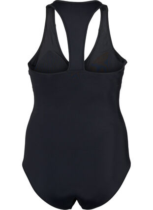 Sports swimsuit with racerback, Black, Packshot image number 1