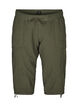 Cotton Capri trousers , Green, Packshot image number 0