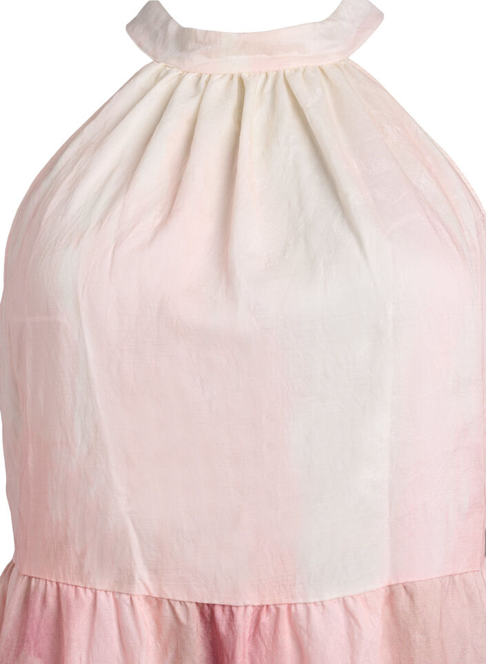 Midi halterneck dress, Rose, Packshot image number 2