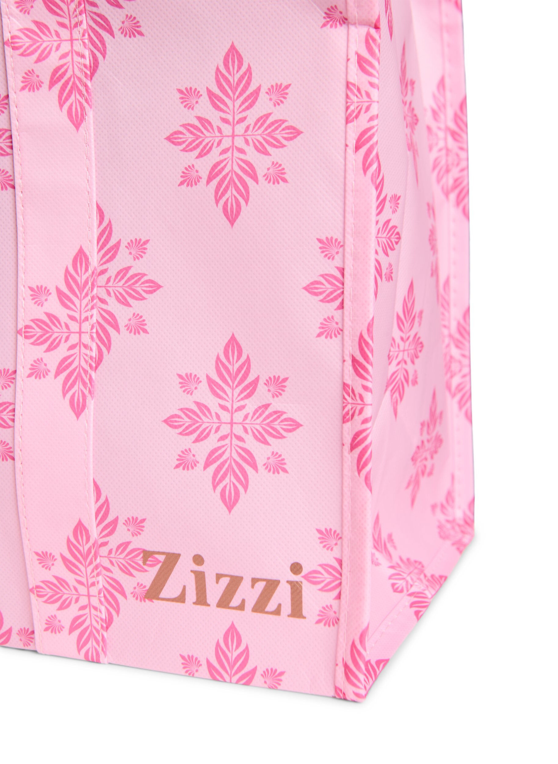 Zizzifashion Shopping bag with zipper, Pink, Packshot image number 2