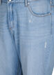 Mille mom fit jeans with destroy , Light Blue, Packshot image number 2
