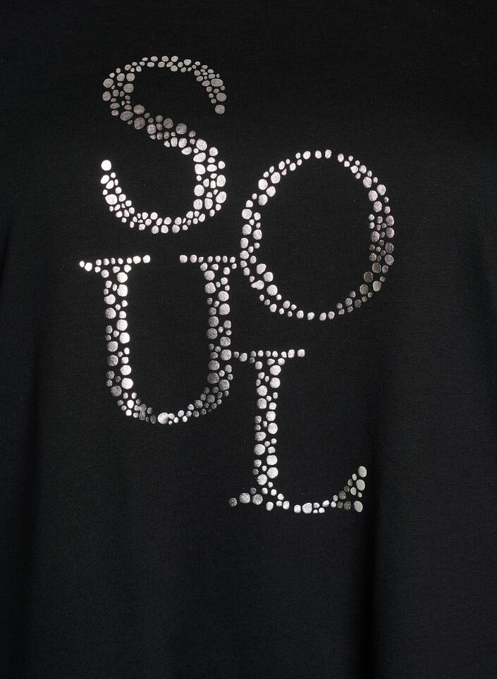 FLASH - T-shirt with print, Black, Packshot