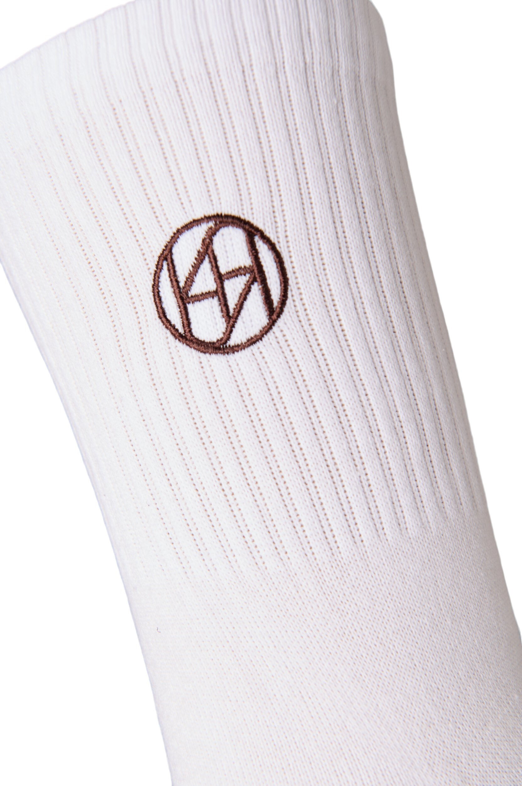 Zizzifashion3-pack of sports socks with logo, Brown, Packshot image number 3