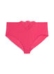 Microfibre briefs with lace details, Pink, Packshot image number 0