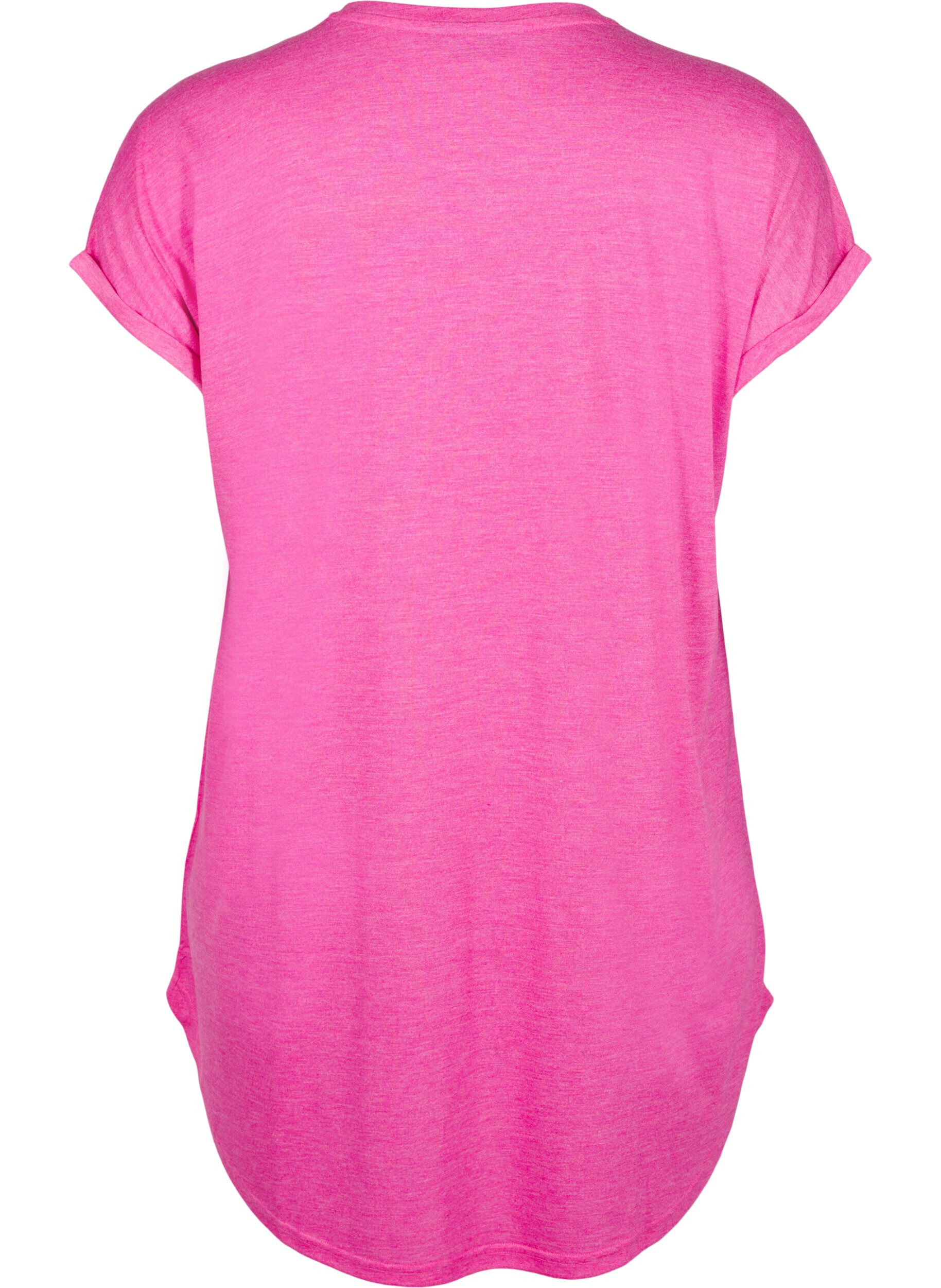 Zizzifashion Short sleeve nightgown with text print, 9990, Packshot image number 1