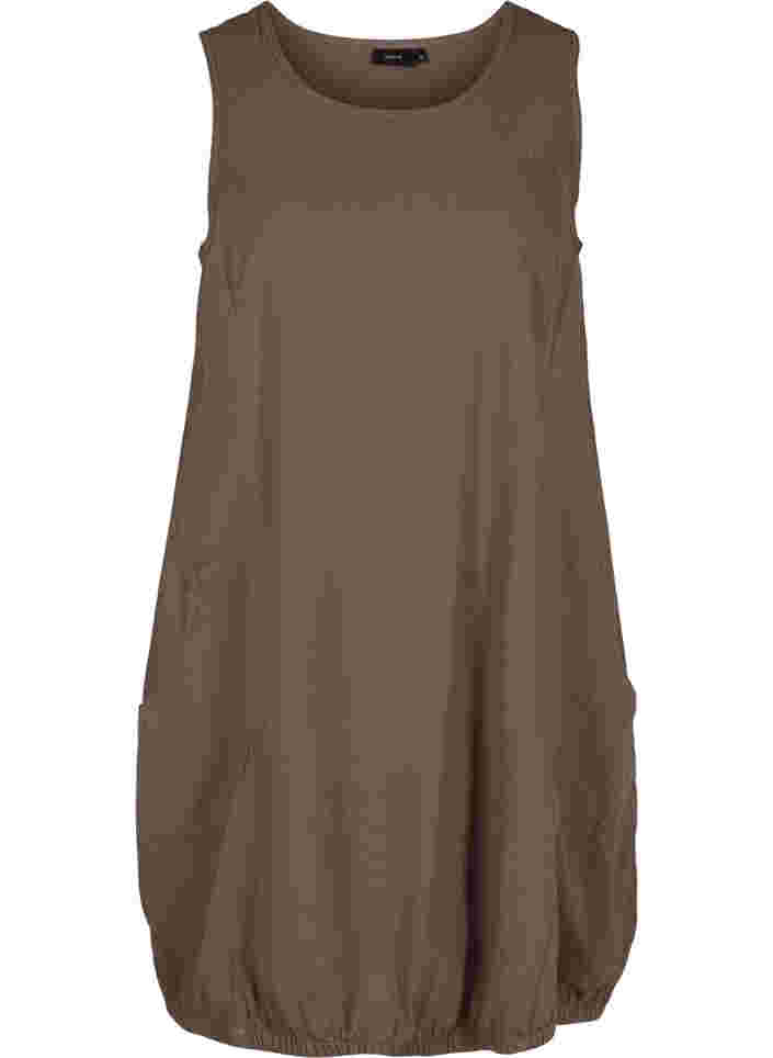 Sleeveless cotton dress, Falcon, Packshot image number 0