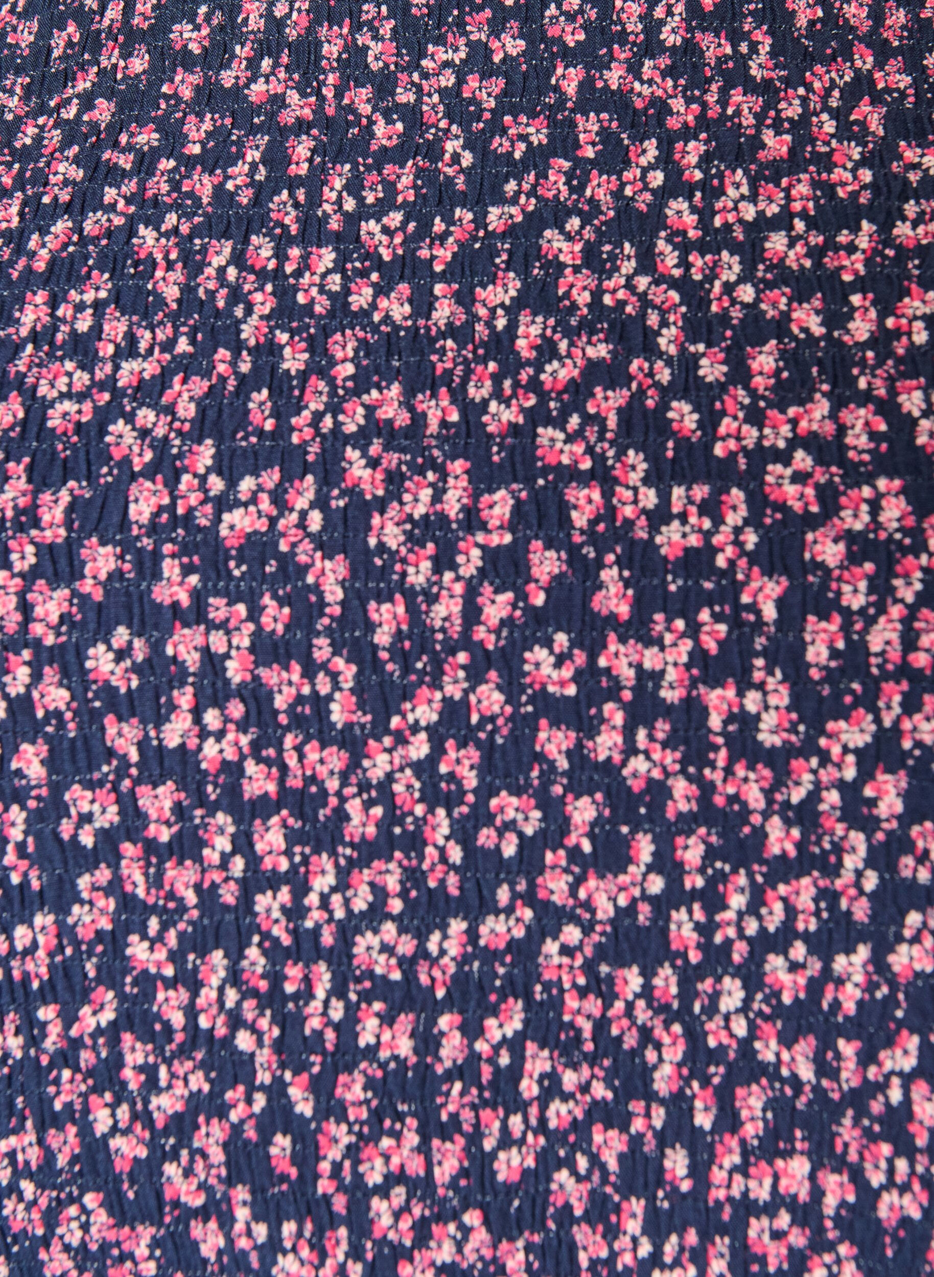 ZizzifashionBlouse with smocked top and floral print, Blue, Packshot image number 2