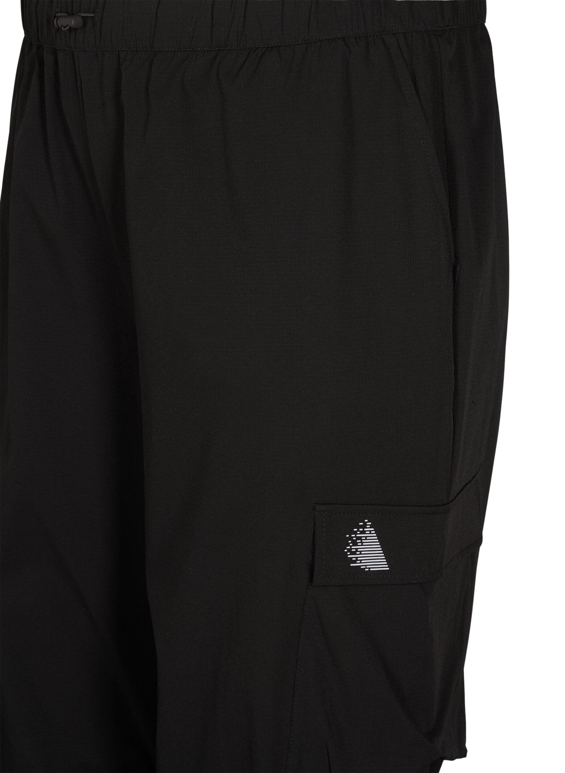 Zizzifashion Trackpants with cargo pockets, Black, Packshot image number 2