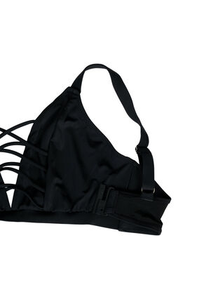 Bikini top with string detail, Black, Packshot image number 3