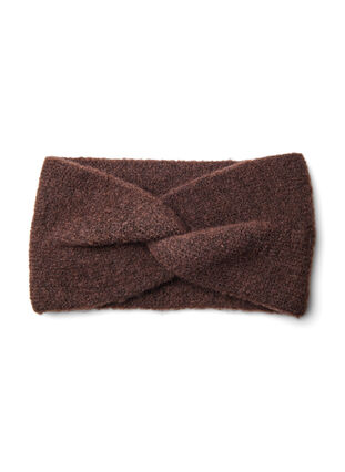 Knitted headband, Brown, Packshot image number 0