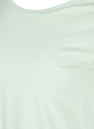 Short-sleeved cotton t-shirt with a print, Spray Day Dreamer, Packshot image number 2
