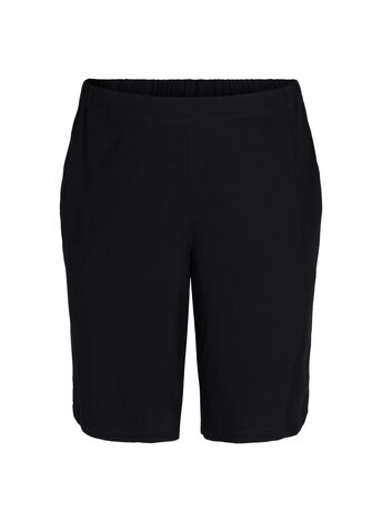 Viscose Bermuda shorts with pockets