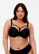 Moulded bra with string detail, Black, Model image number 0