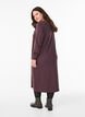 Cotton sweat dress with pockets, Dark Bordeaux, Model image number 1