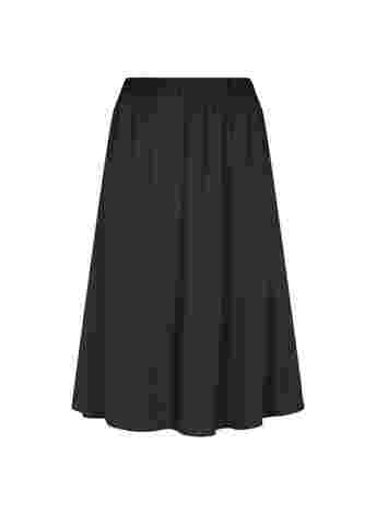 	 Loose-fitting midi skirt