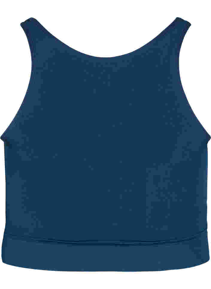 Lightly padded bra with string details, Blue Wing Teal, Packshot image number 1