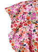 Floral cotton dress with ruffles and V-neck, Pink, Packshot image number 3