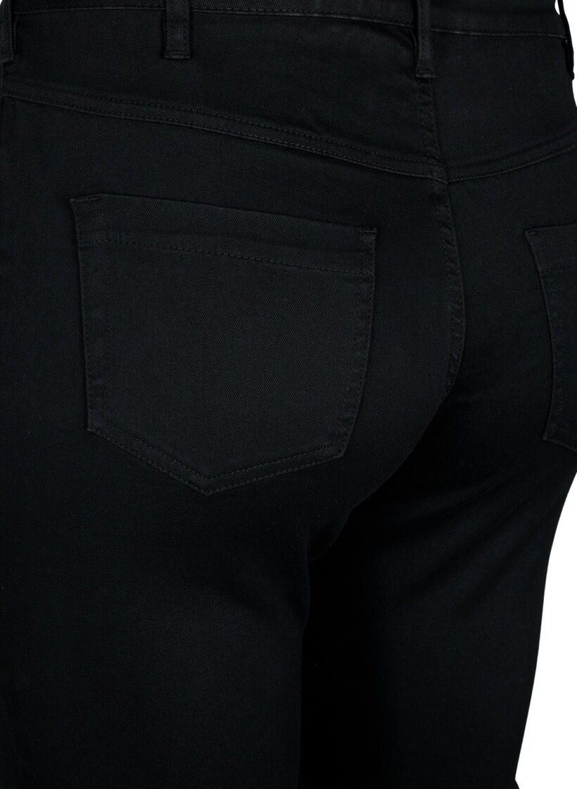 Slim fit Emily jeans with normal waist, Black, Model image number 3