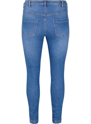 Extra high waisted Bea jeans with super slim fit, Light blue, Packshot image number 1