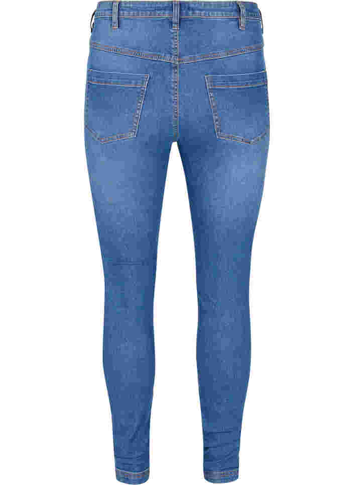 Extra high waisted Bea jeans with super slim fit, Light blue, Packshot image number 1