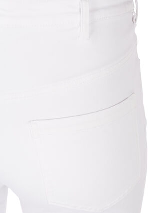 Super slim Amy jeans with high waist, White, Packshot image number 3