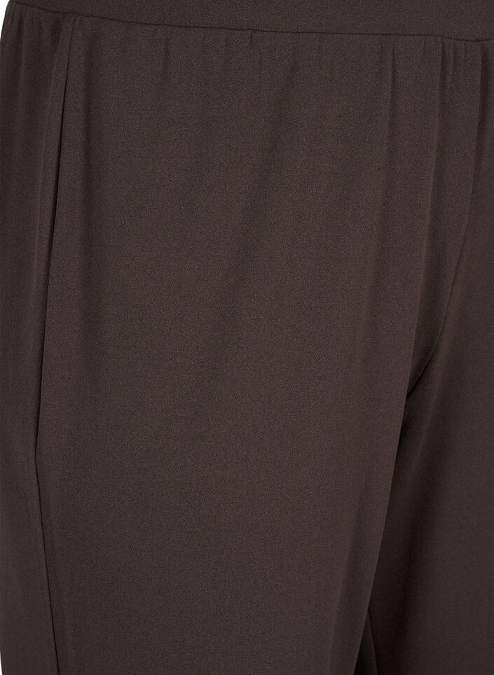 Straight fit trousers, Brown, Packshot image number 2
