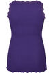 Top with lace trim, Purple, Packshot image number 1