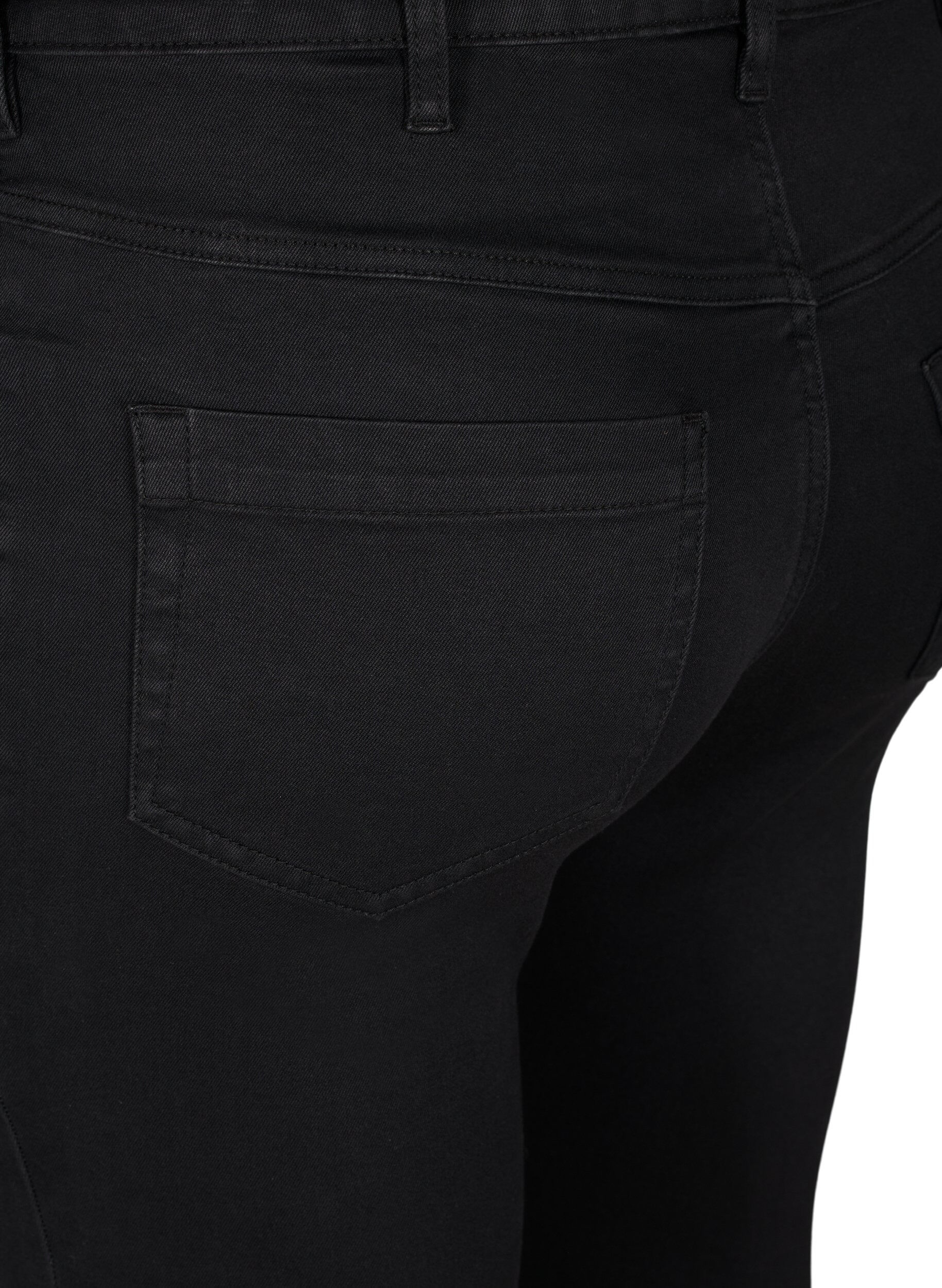 ZizzifashionSuper slim Amy jeans with high waist, Black, Packshot image number 3