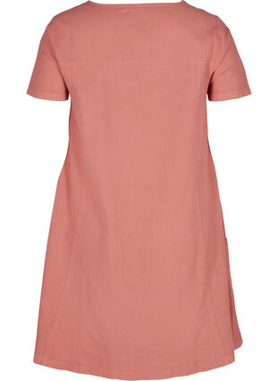 Short-sleeved cotton dress, Canyon Rose , Packshot image number 1